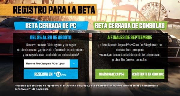 The Crew registro