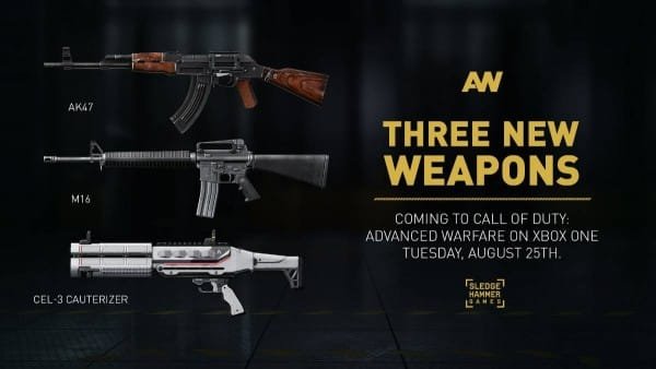 cod aw new weapons